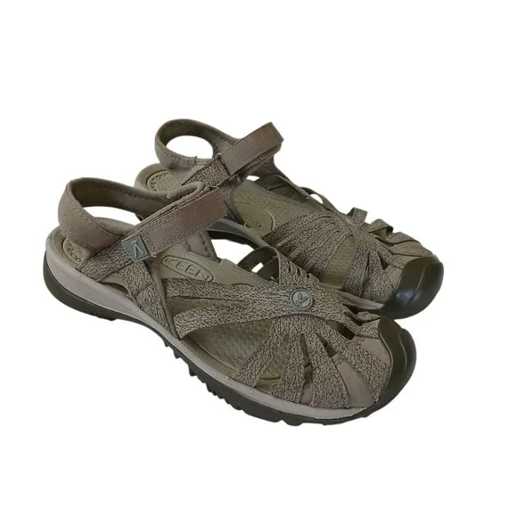 Keen Rose brindle/shitake casual closed toe sandals women's 7.5 - Picture 6 of 6